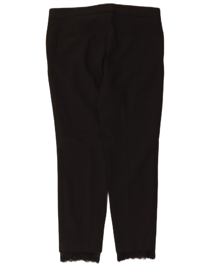 Slim-Anzughose für Damen von Zara, Größe M, W28, L26, Schwarz, Polyester