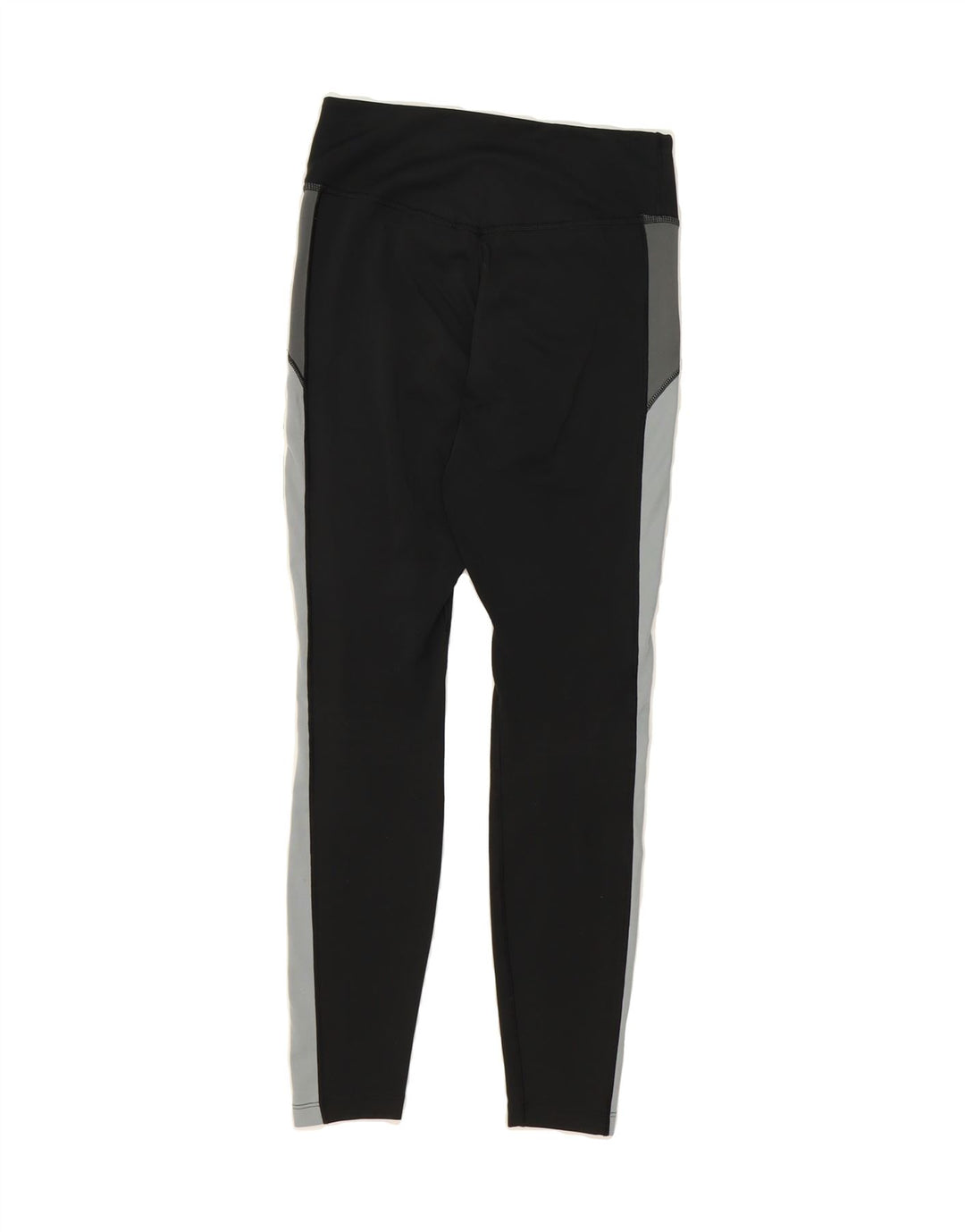 NIKE Womens Dri Fit Leggings UK 10 Small  Black Colourblock Polyester Vintage Nike and Second-Hand Nike from Messina Hembry 
