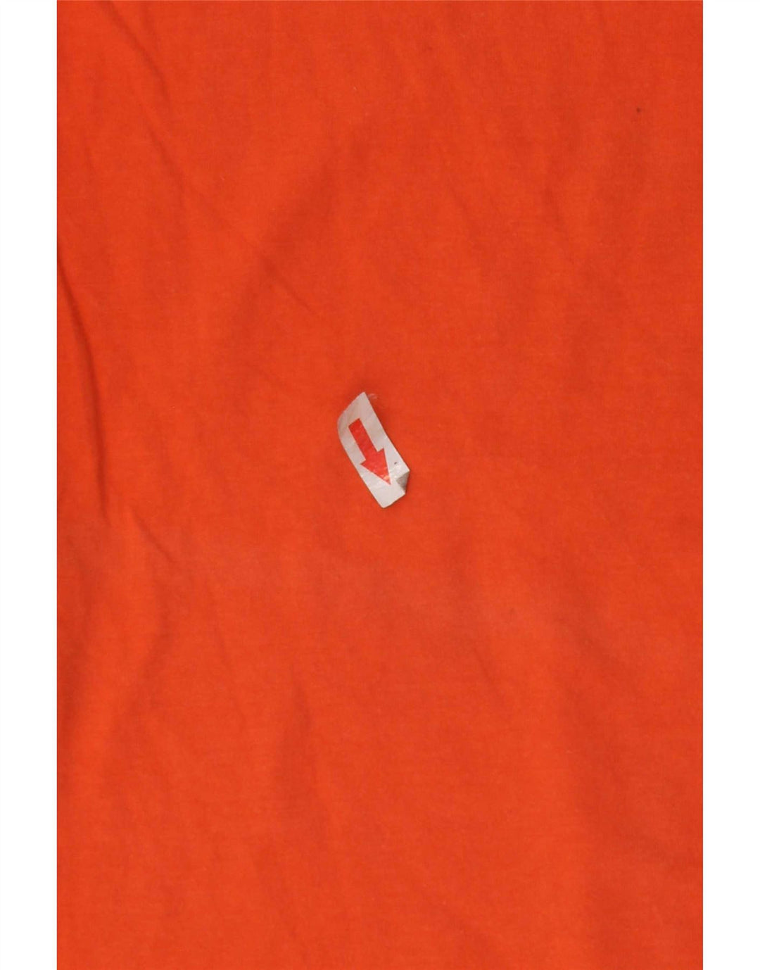 Fila Herren Grafik-T-Shirt-Oberteil aus mittelorange gestreifter Baumwolle