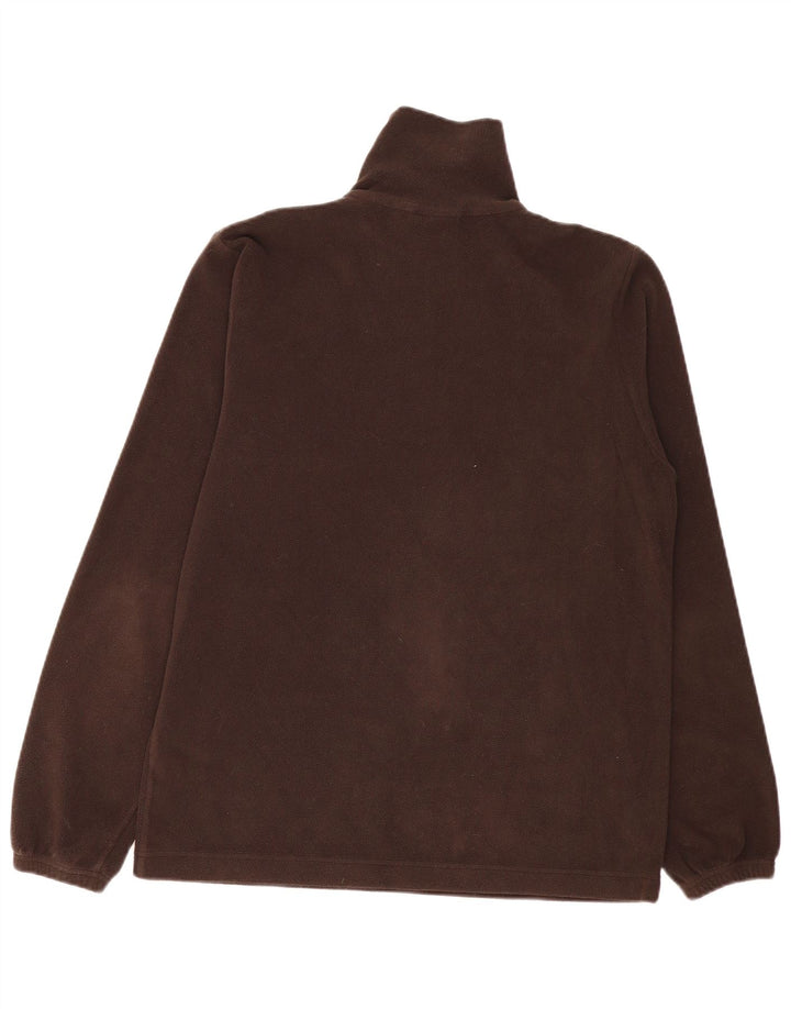 Lotto Herren-Fleecepullover mit Reißverschluss, XL, Braun