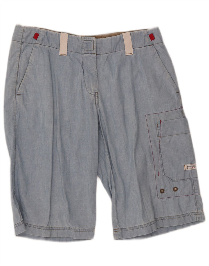 Murphy & Nye Herren-Cargo-Shorts, Größe S, W29, Blau, Baumwolle