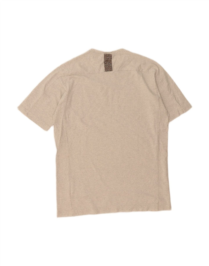 NIKE Mens T-Shirt Top Medium Grey Cotton Sports