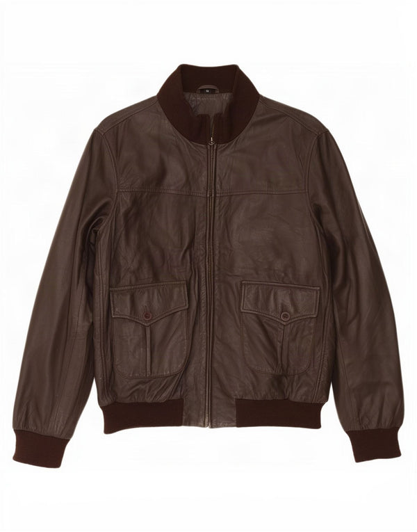 Vintage Herren Lederjacke UK 40 Large Braun