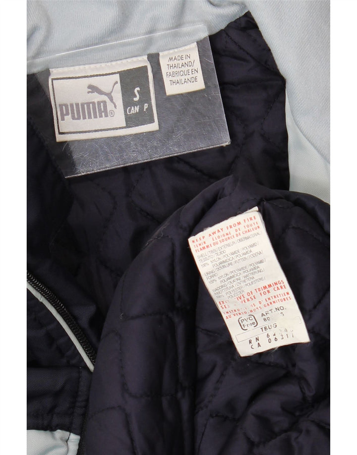 Puma Herren-Trainingsanzug-Top-Jacke, klein, marineblaues Nylon