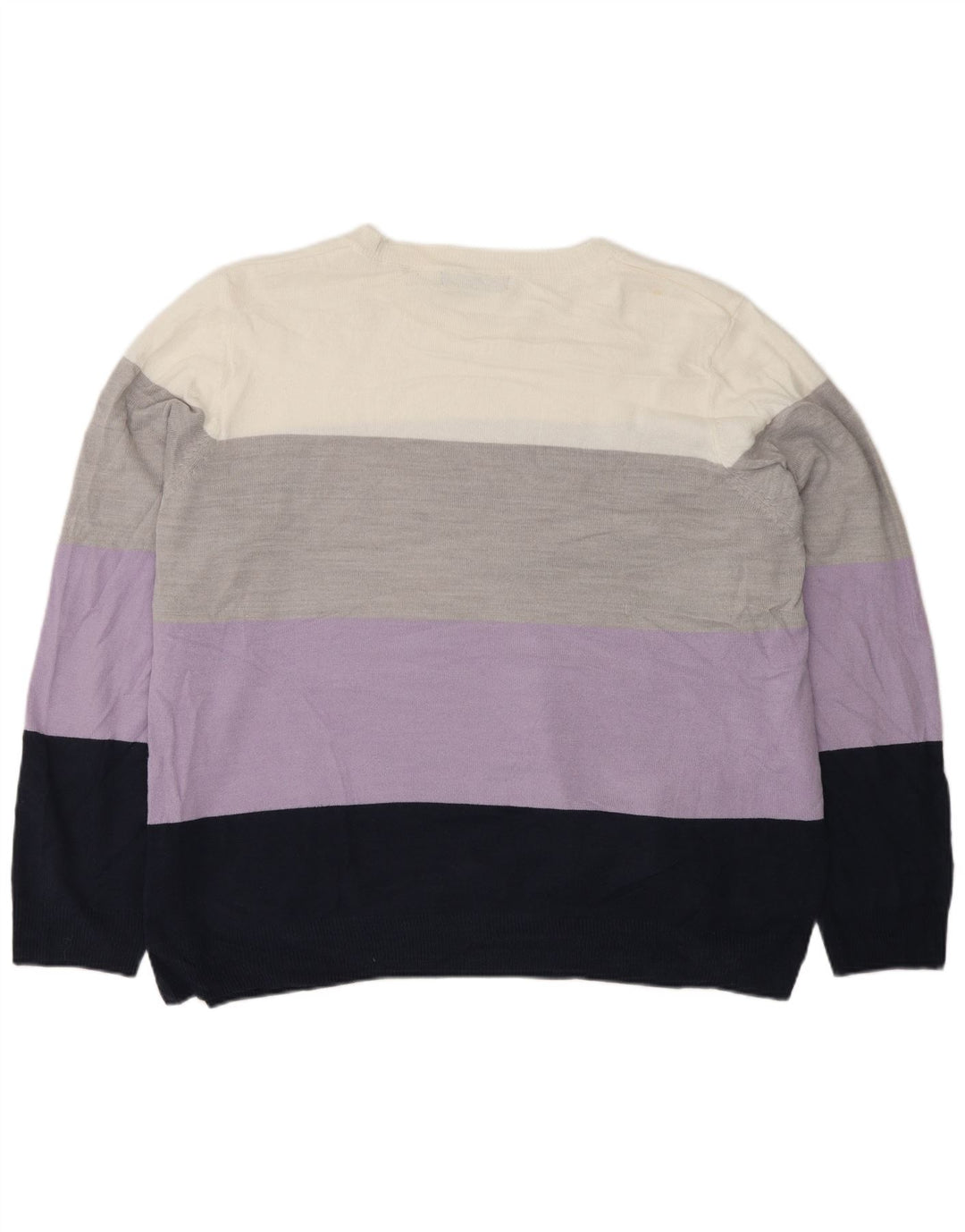 Marks & Spencer Damen-Pullover mit Rundhalsausschnitt, UK 22 2XL, mehrfarbig