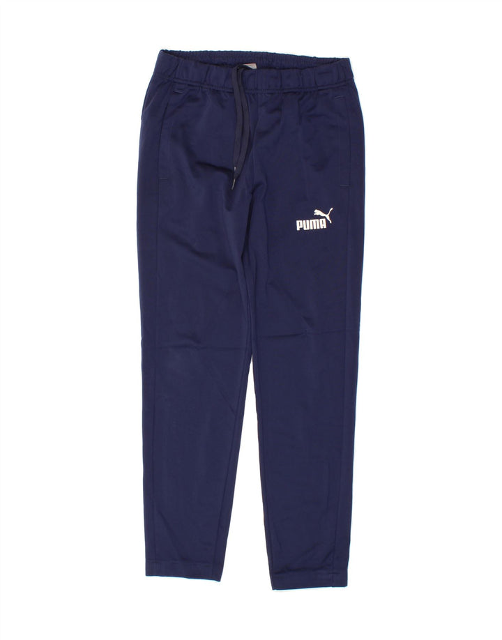 PUMA Mens Tracksuit Trousers Small  Navy Blue Vintage Puma and Second-Hand Puma from Messina Hembry 