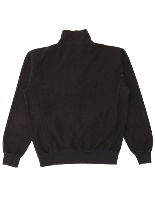 Champion Damen-Fleecepullover mit Reißverschluss, UK 14, Mittelschwarz, Polyester