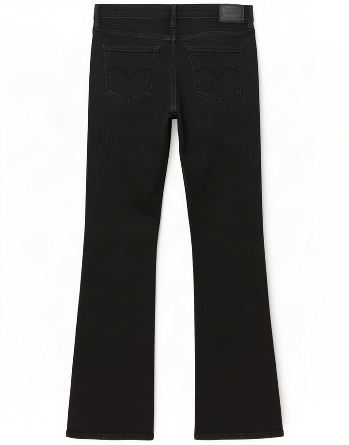 Levi's Damen 315 Bootcut Jeans W30 L32 Schwarze Baumwolle
