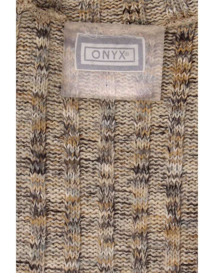 Rollkragenpullover für Damen von Onyx, Gr. 40, groß, mehrfarbig, meliert