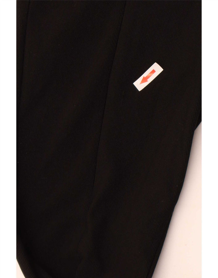 Zara Damen-Leggings, klein, schwarzes Polyester