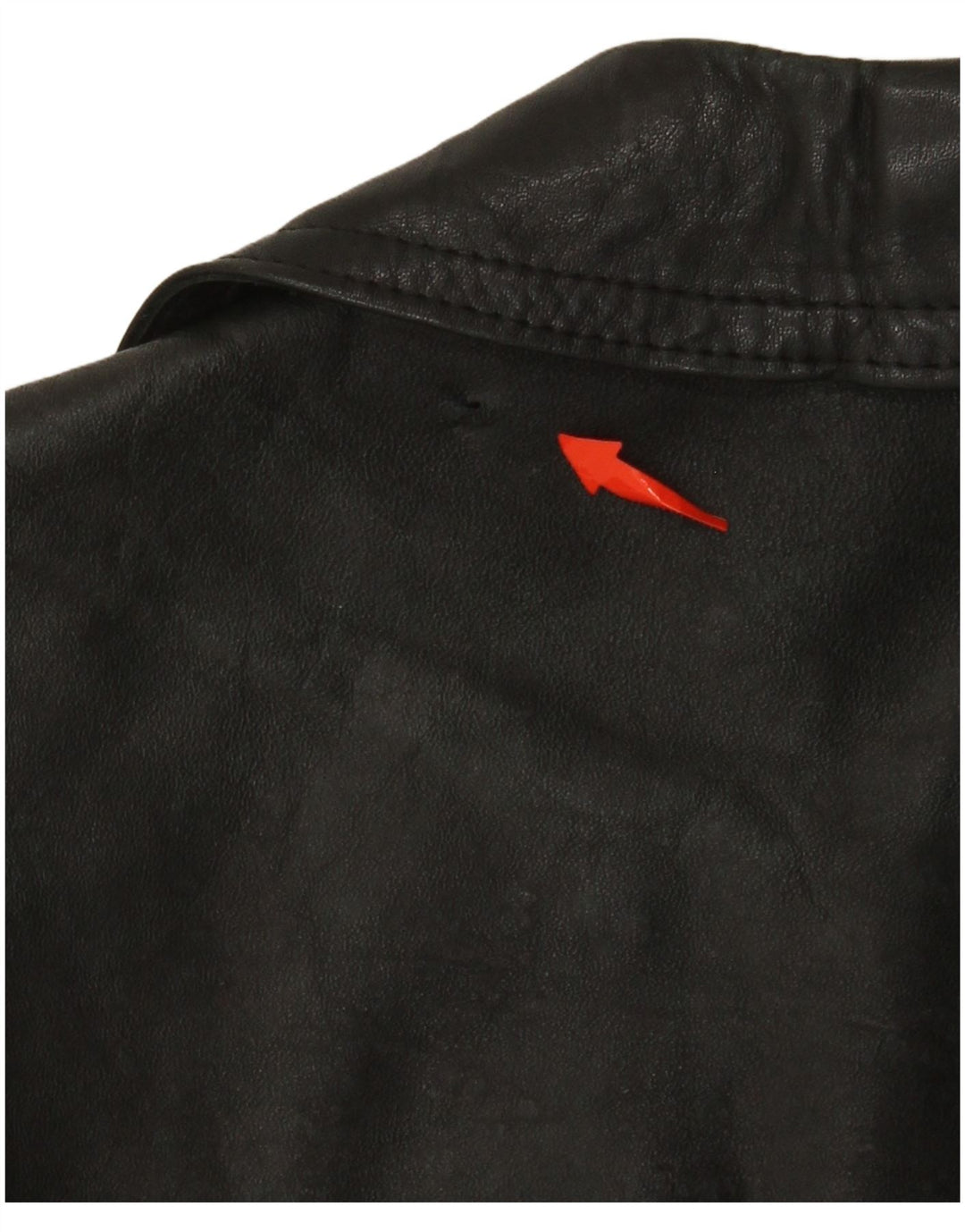 VINTAGE Herren Lederjacke UK 38 Medium Schwarz