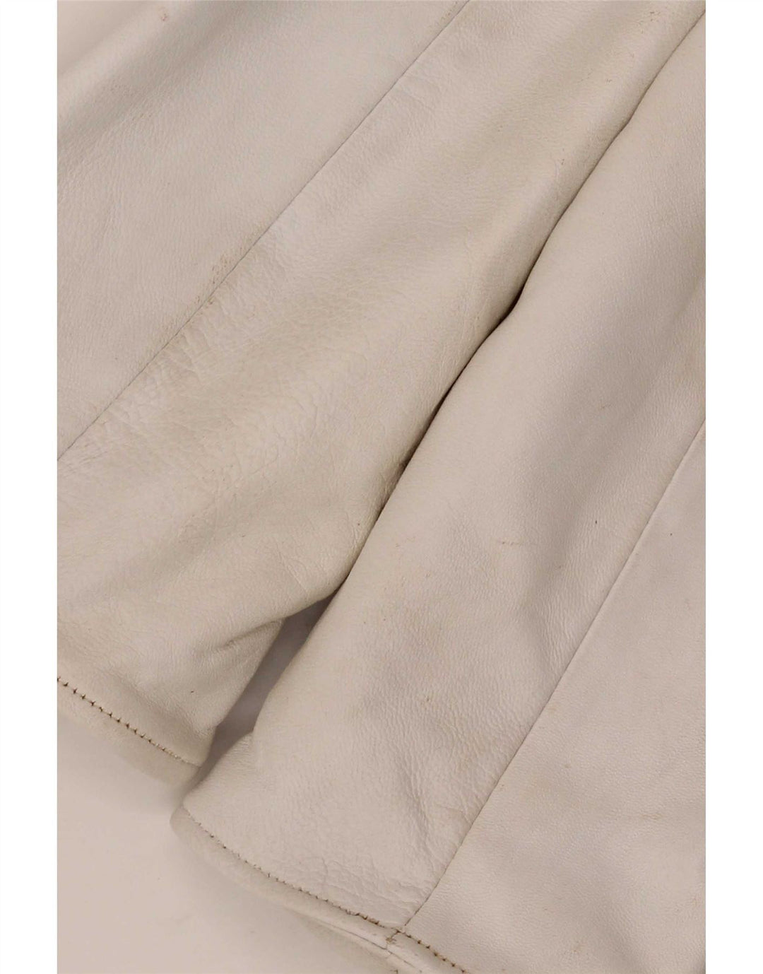Schegge Damen Leder Racer Jacke IT 52 2XL Weiß