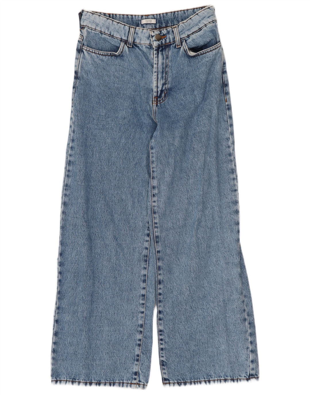 Paper Damen Jeans mit weitem Bein W26 L25 Blau