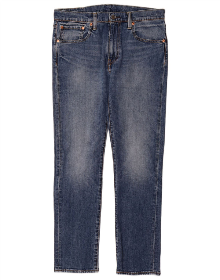 Levi's Herren 502 Tapered Jeans W32 L32 Blaue Baumwolle