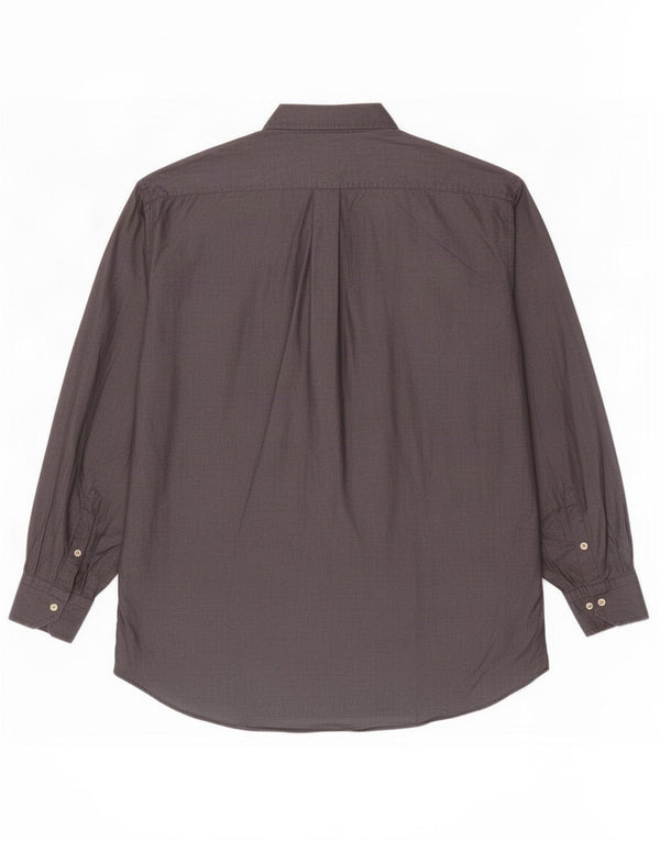 Etro Herrenhemd Größe 43 17 XL Graue Baumwolle
