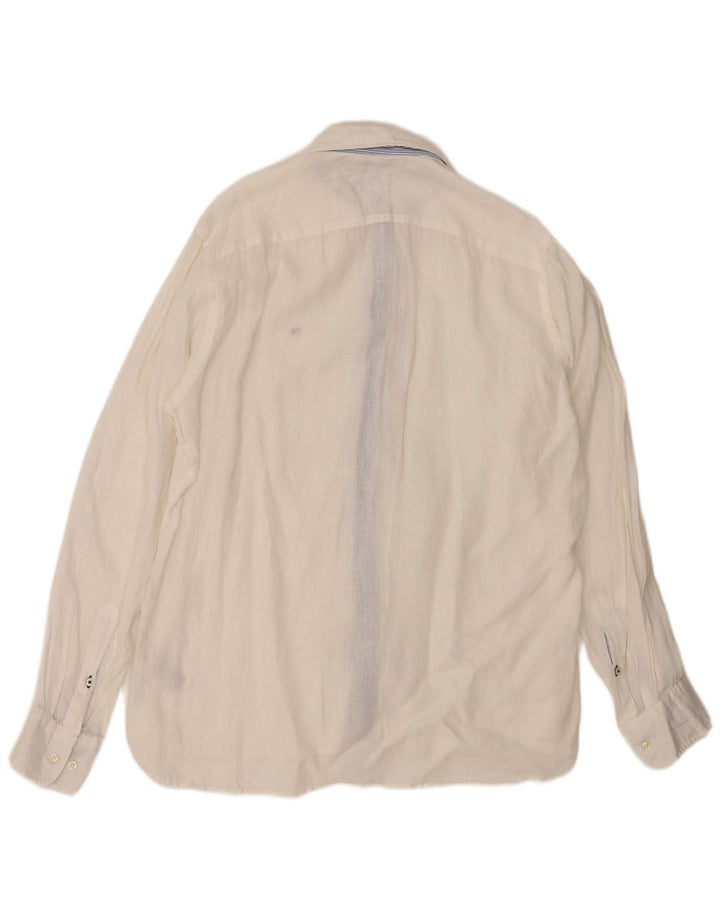 TOMMY HILFIGER Herrenhemd Mittelweißes Leinen