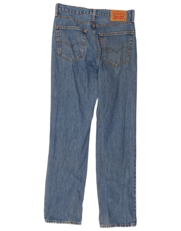 Levi's Herren 516 Straight Jeans W31 L32 Blaue Baumwolle