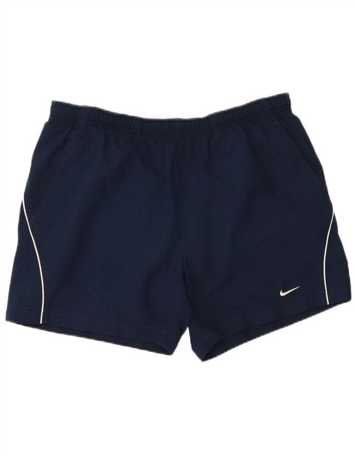 NIKE Herren-Sportshorts, mittelgroß, Marineblau