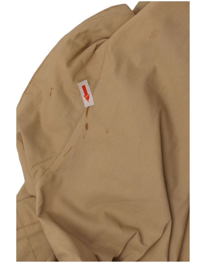 Sergio Tacchini Herren-Trainingsanzug-Top-Jacke, große Khaki-Baumwolle