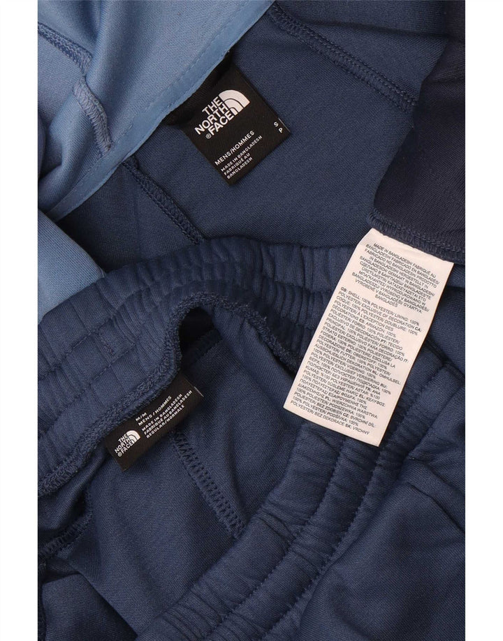 The North Face Herren-Trainingsanzug, klein, marineblau, Farbblock-Polyester