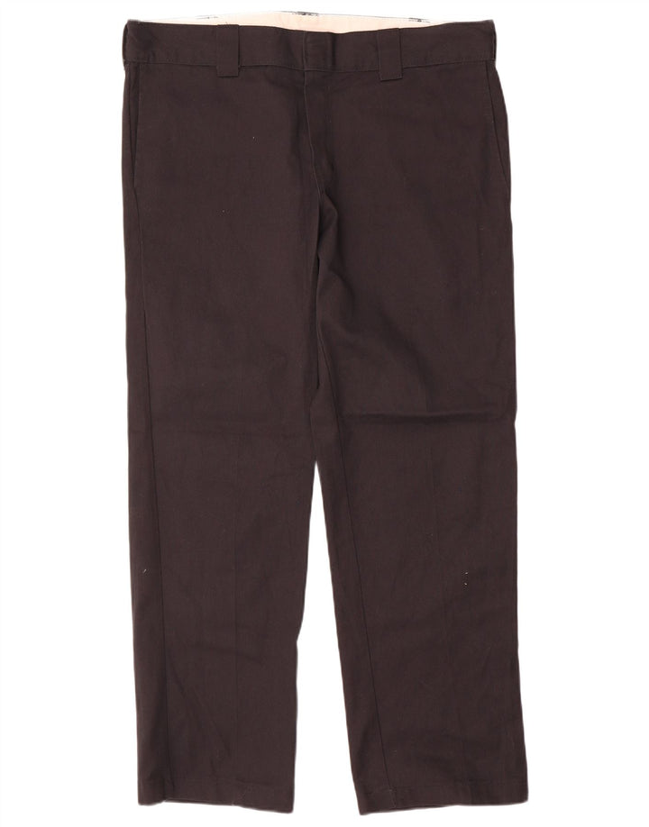 Dickies Slim Straight Chino-Hose für Herren, W36, L30, schwarzes Polyester