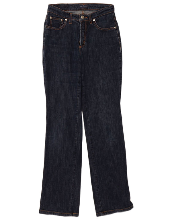 TRUSSARDI Damen Straight Jeans W25 L30 Marineblau