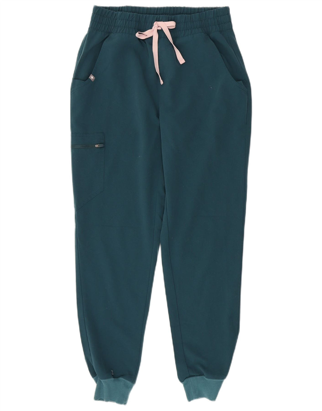 FIG Damen Cargo-Trainingshose, Jogginghose, UK 10, Größe S, grün, Polyester