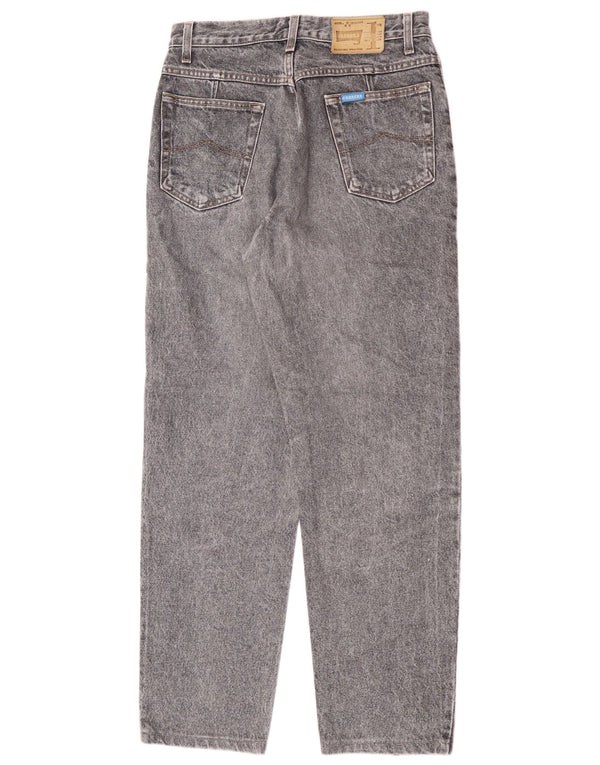 Carrera Herren Acid Wash Straight Jeans W30 L29 Graue Baumwolle