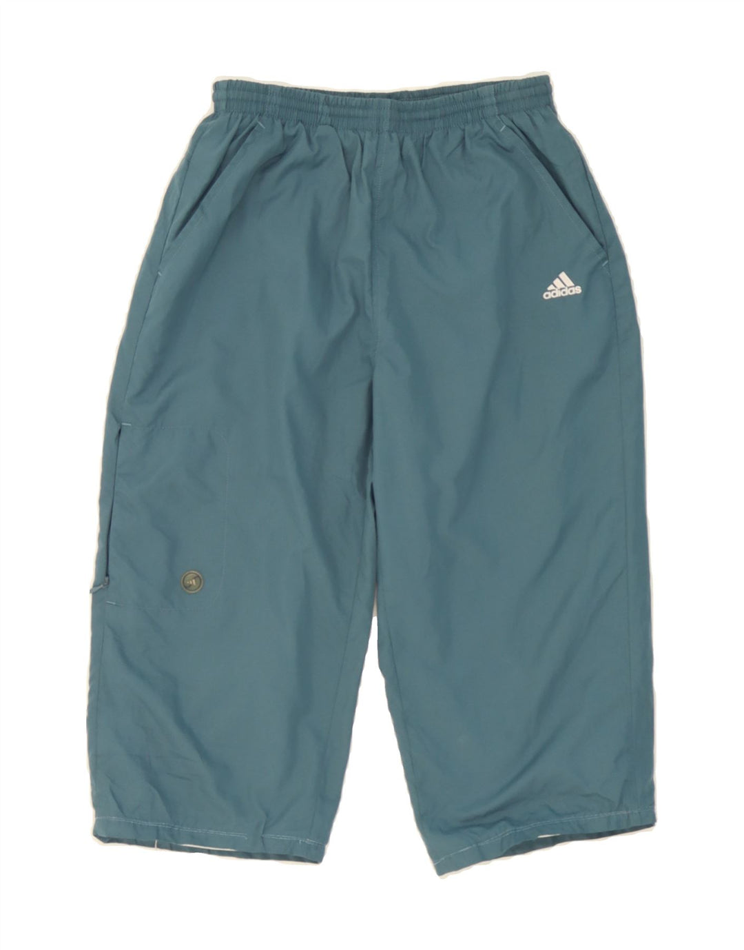 ADIDAS Boys Bermuda Sport Shorts 11-12 Years  Blue Polyester Vintage Adidas and Second-Hand Adidas from Messina Hembry 