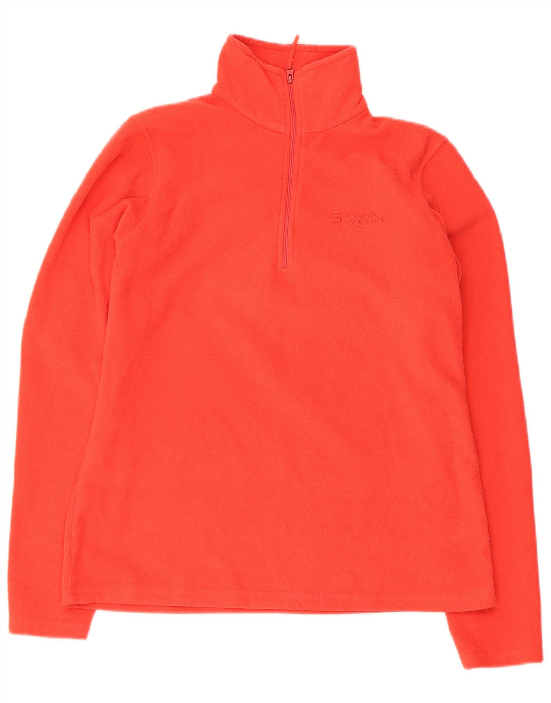 Mountain Warehouse Damen-Fleecepullover mit Reißverschluss am Kragen, UK 14, Mittelrot, Polyester
