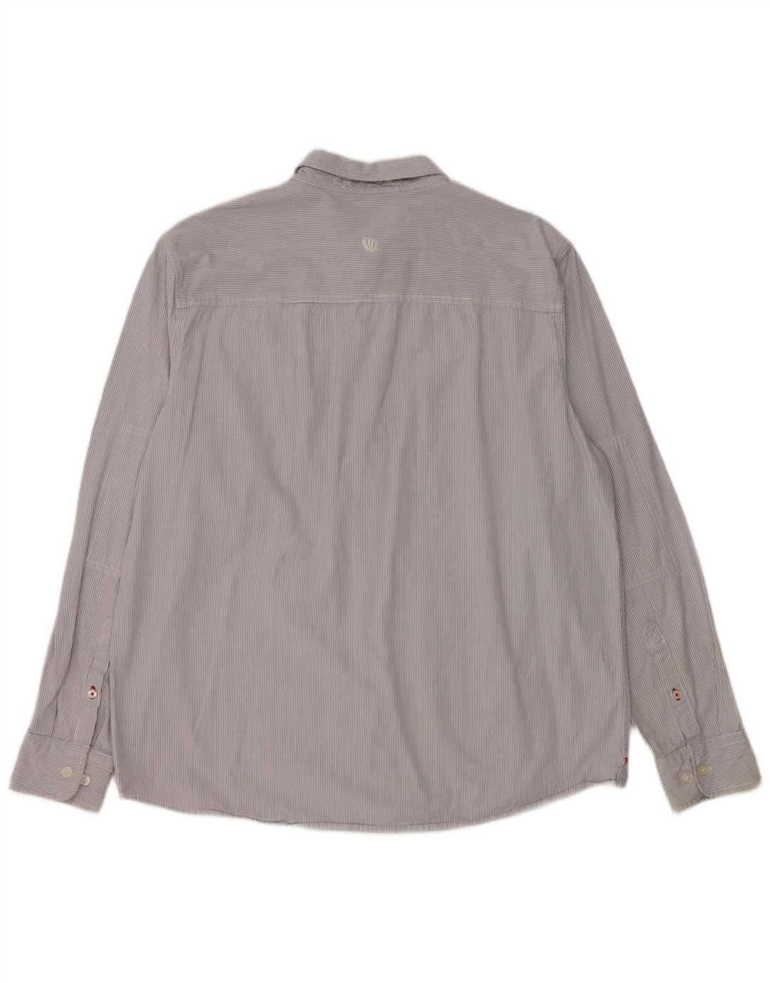 Fat Face Herrenhemd XL Blauer Nadelstreifen
