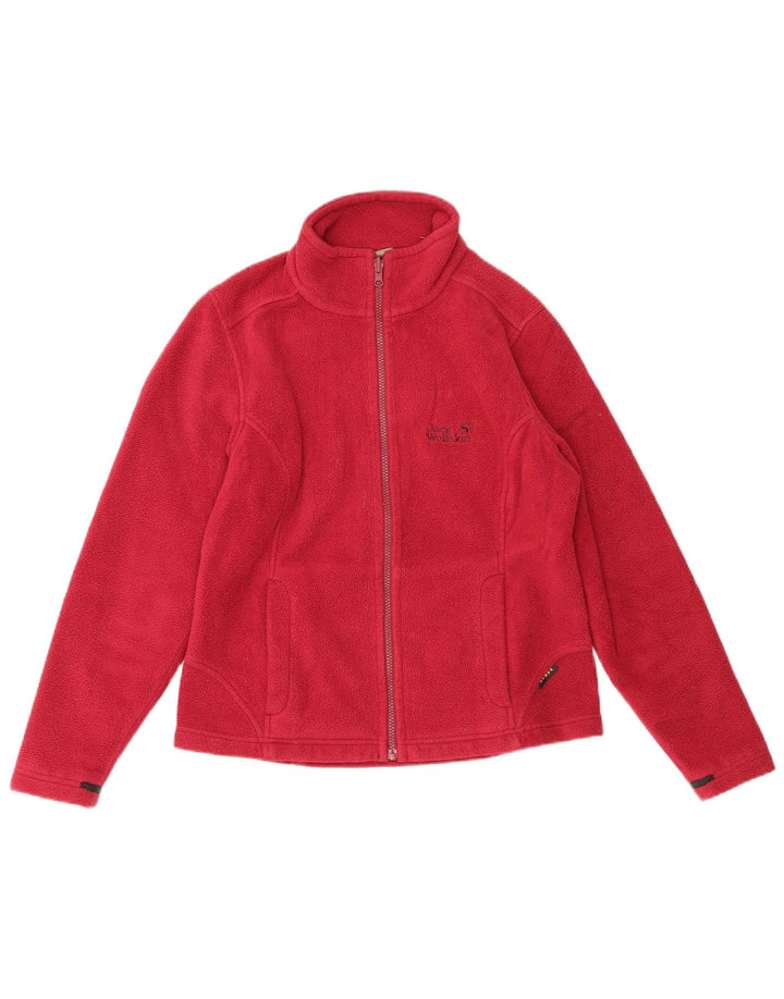Jack Wolfskin Damen Liner Fleecejacke UK 12/14 Mittelrosa