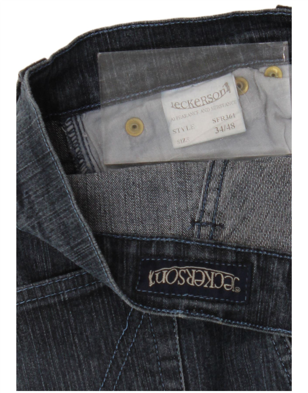 Jeckerson Herren Slim Jeans W34 L34 Marineblaue Baumwolle