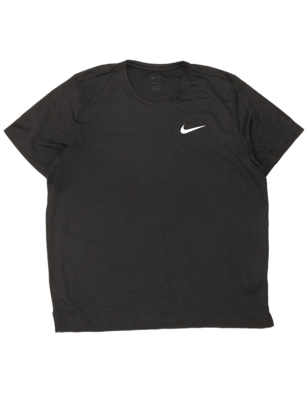 NIKE Herren Dri Fit T-Shirt Top XL Schwarz Polyester