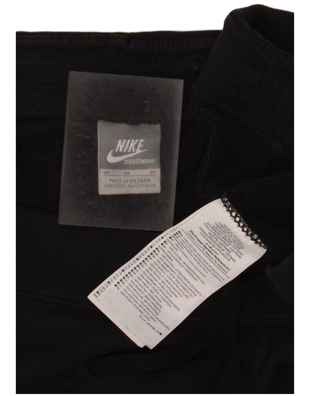 Nike Damen-Trainingshose, UK 14, mittelschwarz, Baumwolle