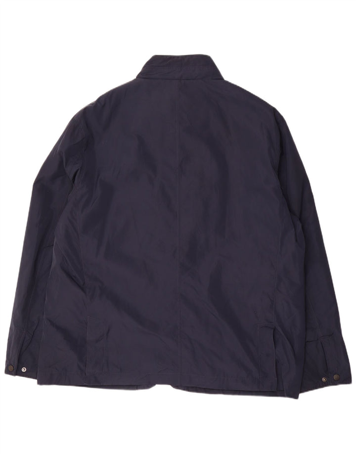 Marks & Spencer Herren-Windbreaker-Jacke, UK 44, 2XL, Marineblau, Polyester