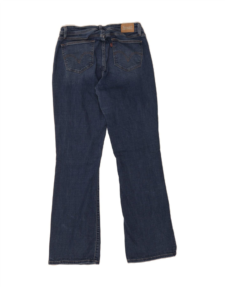LEVI'S Womens Curvy Bootcut Jeans US 8 Medium W29 L32 Navy Blue Cotton Vintage Levi's and Second-Hand Levi's from Messina Hembry 