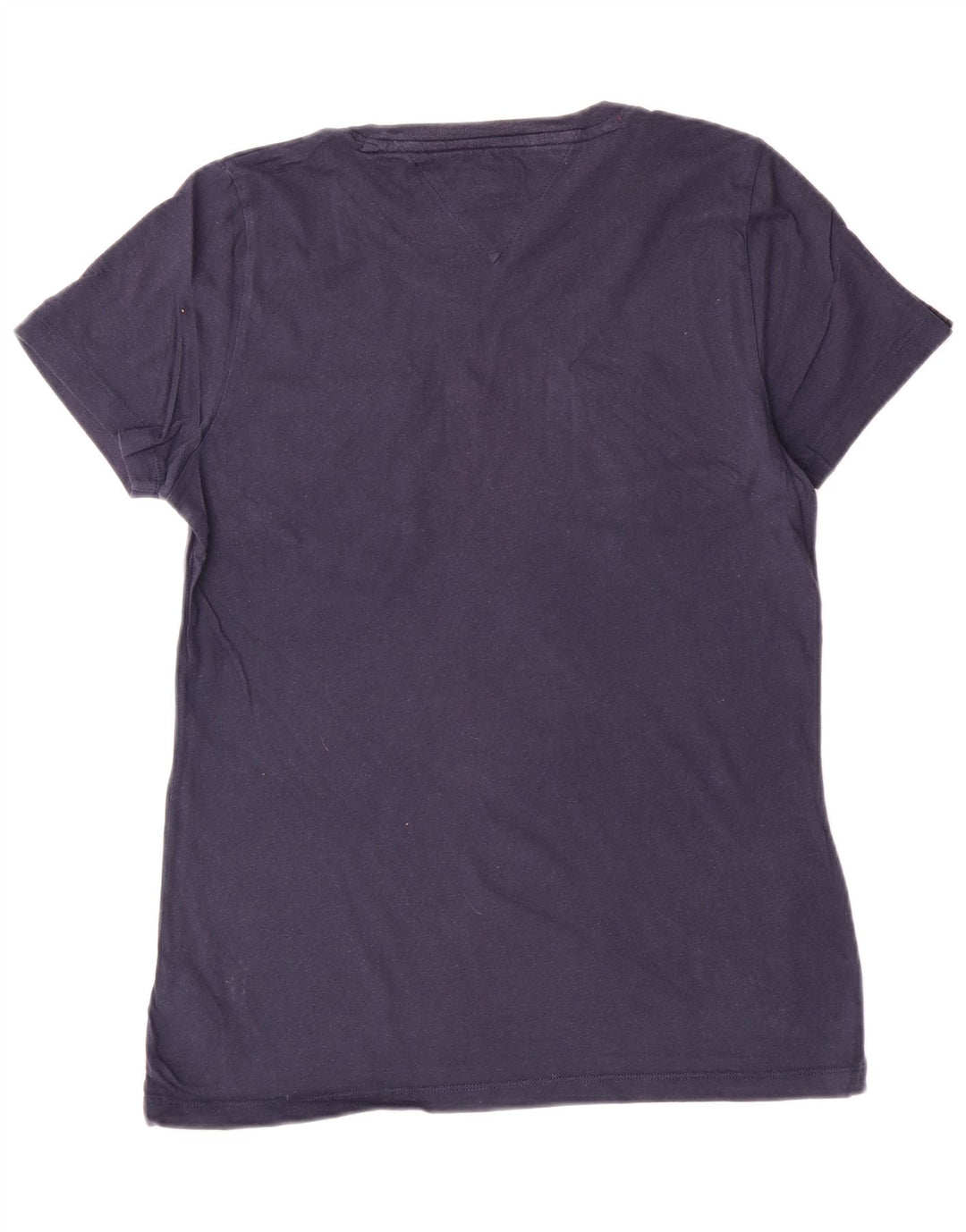Tommy Hilfiger Damen-T-Shirt-Oberteil aus Baumwolle in mittlerem Marineblau