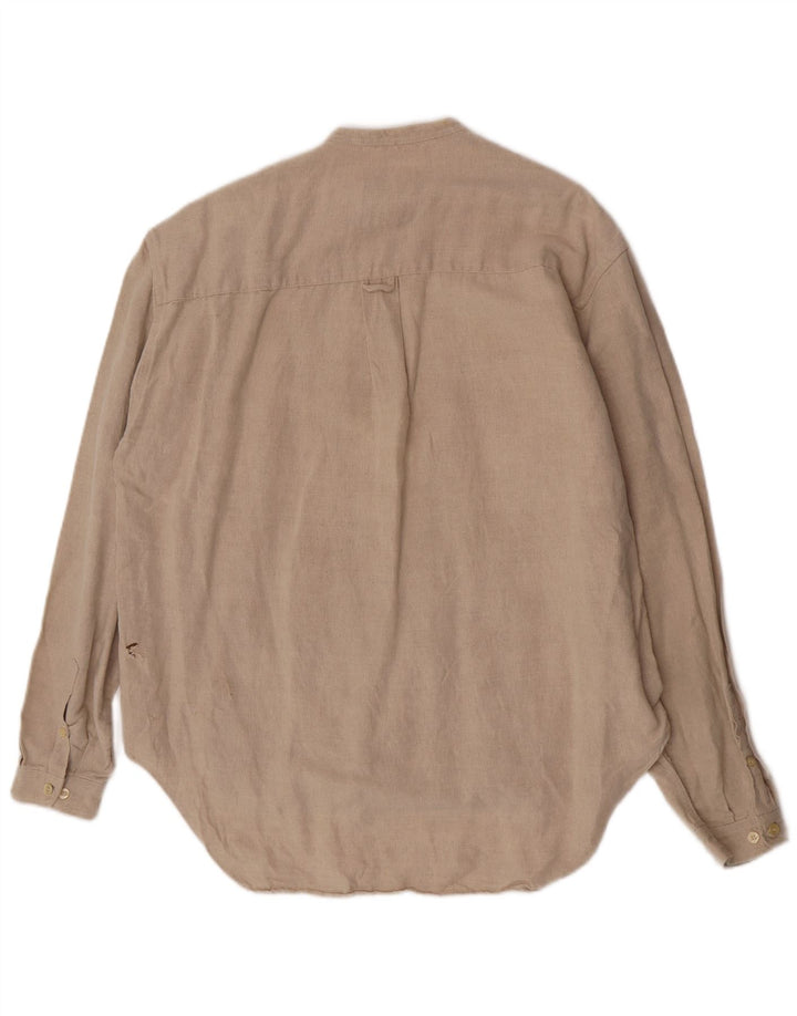 Energie Herrenhemd Large Beige Leinen
