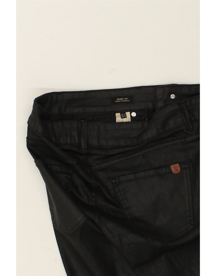 MASSIMO DUTTI Womens Skinny Casual Trousers EU 40 Medium W30 L29  Black | Vintage Massimo Dutti | Thrift | Second-Hand Massimo Dutti | Used Clothing | Messina Hembry 