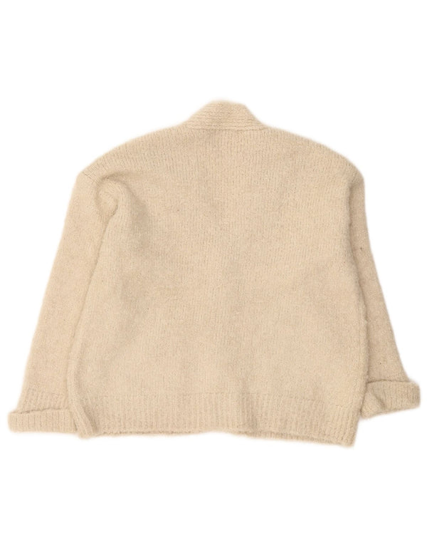 Zara Strickjacke für Mädchen, 9–10 Jahre, Beige, Acryl