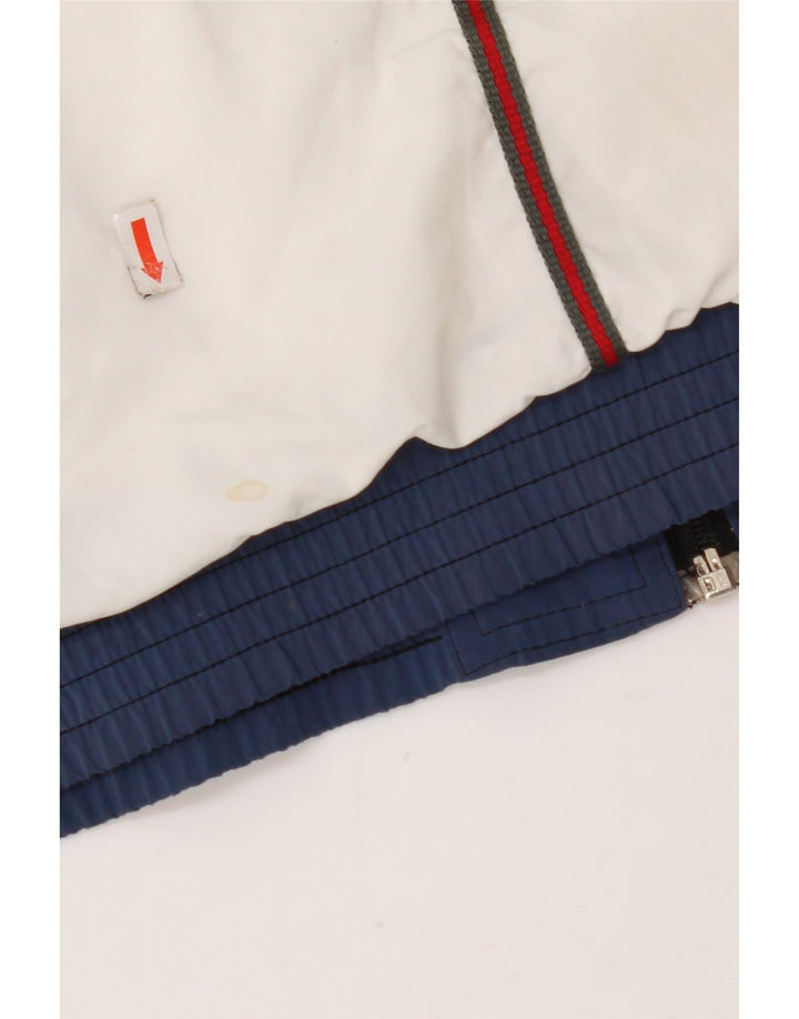 LOTTO Herren-Trainingsanzug-Oberteil, Jacke, UK 36/38, Größe S, Weiß, Farbblock-Polyester