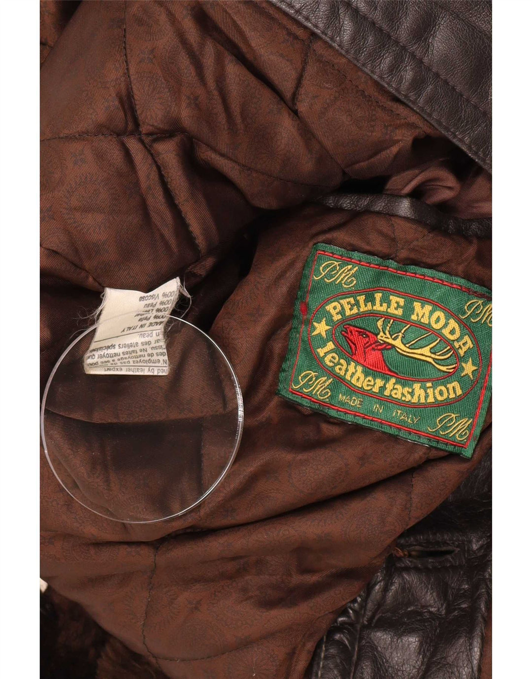 Pelle Moda Herren Ledermantel UK 40 Large Brown Classic