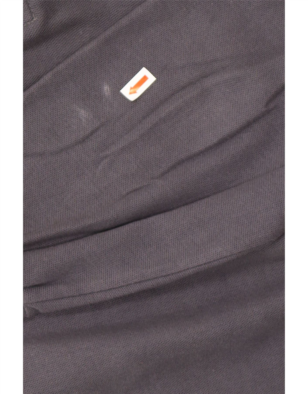 DIADORA Herren-Langarm-Poloshirt IT 48 Mittelgraue Baumwolle