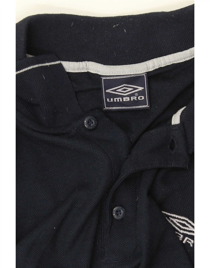 Umbro Herren-Poloshirt, großes marineblaues Polyester