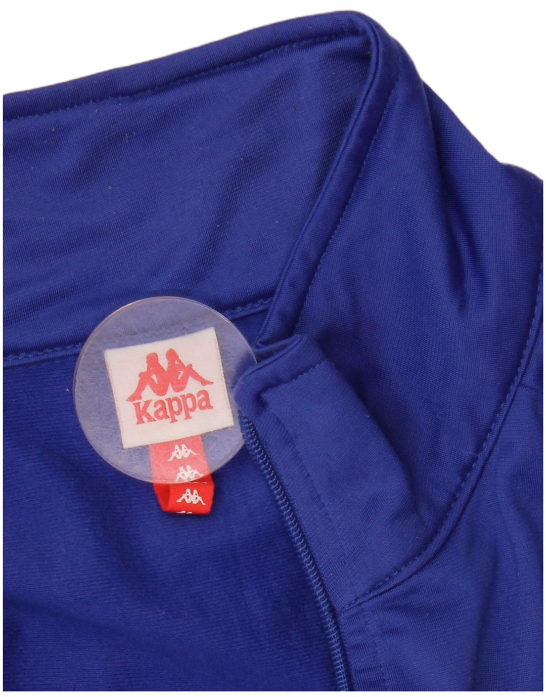 Kappa Herren-Trainingsanzug mit grafischem Oberteil, 2XL, Blau, Farbblock