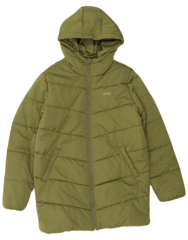 Vans Wattierter Mantel mit Kapuze für Damen, UK 16, Größe L, Grün
