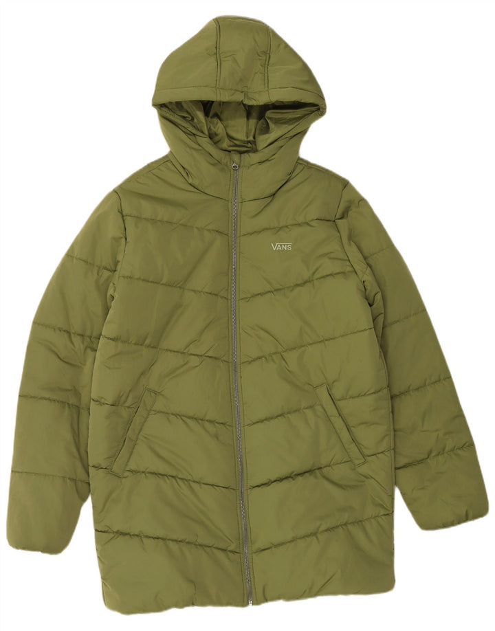 Vans Wattierter Mantel mit Kapuze für Damen, UK 16, Größe L, Grün