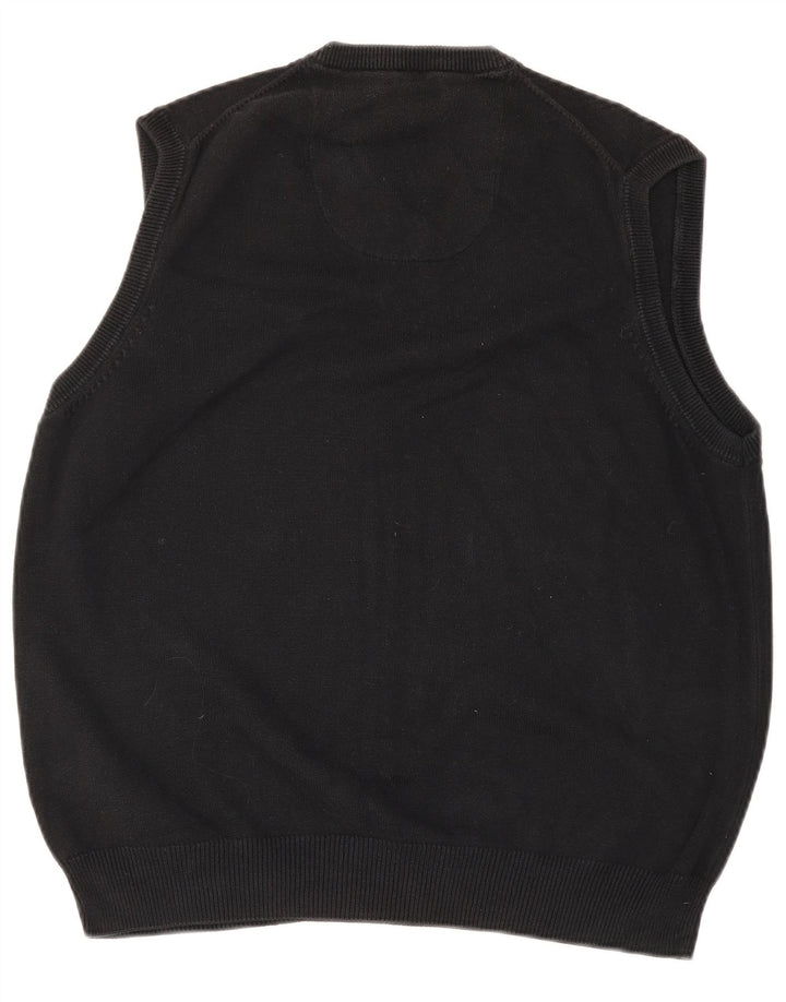 MARKS & SPENCER Herren-Tanktop mit normaler Passform, Größe L, Schwarz