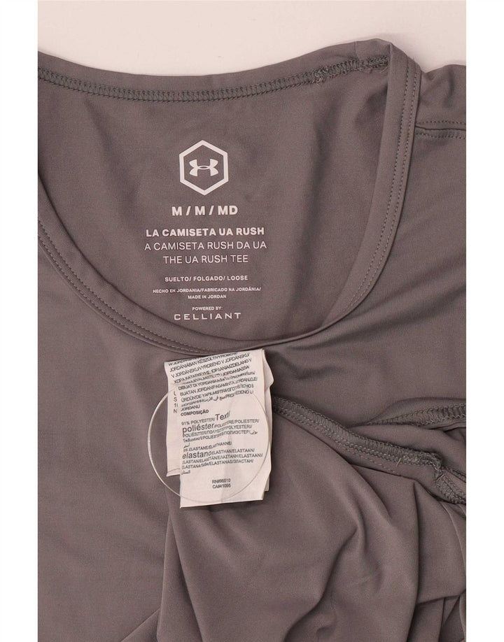 Under Armour Herren-Weste-Top aus mittelgrauem Polyester